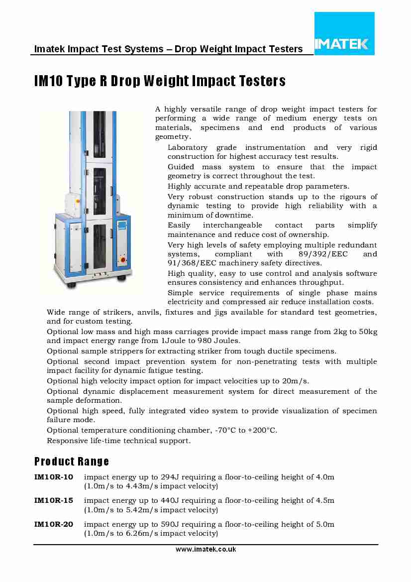 data sheet